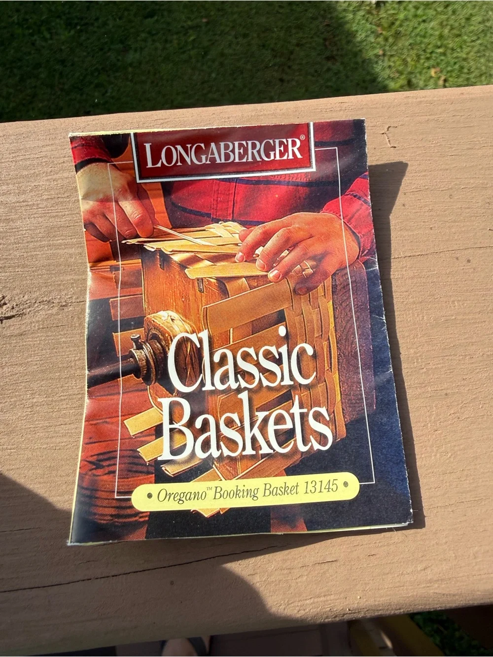 Vtg Longaberger Basket Lot of Four Hanging Wall & Hostess Herb Booking Baskets